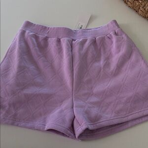 Karlee Lavender Quilted Women's Shorts M